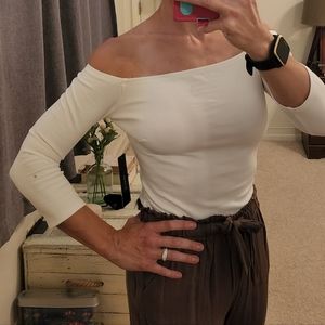 Lulu's white bodysuit